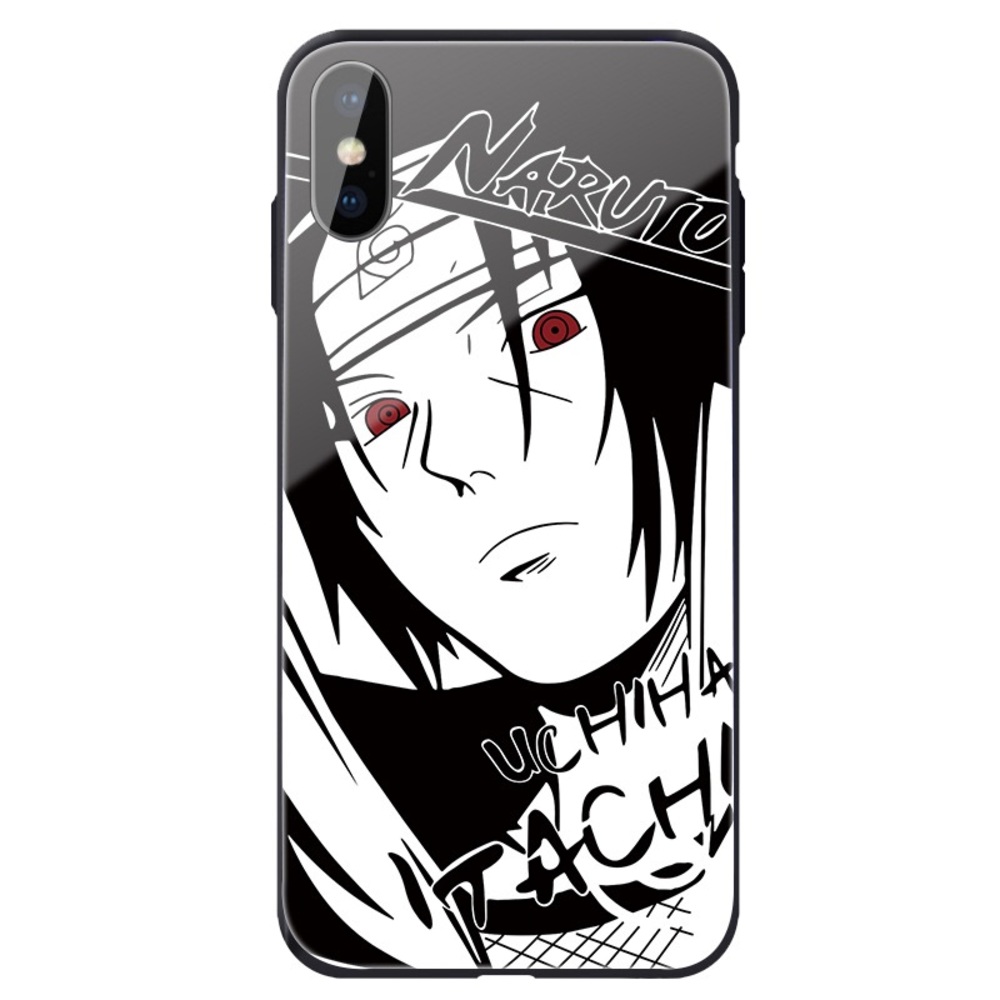 Naruto Uchiha Itachi Tempered Glass Phone Case - Picture 3 of 5
